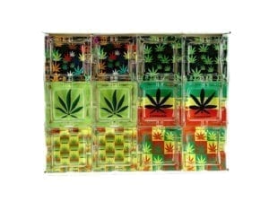 Square Leaf Ashtray 12 piece