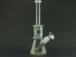 Day Of The Dead White Glass Bong
