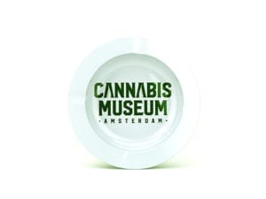 Cannabis Museum Ashtray - White