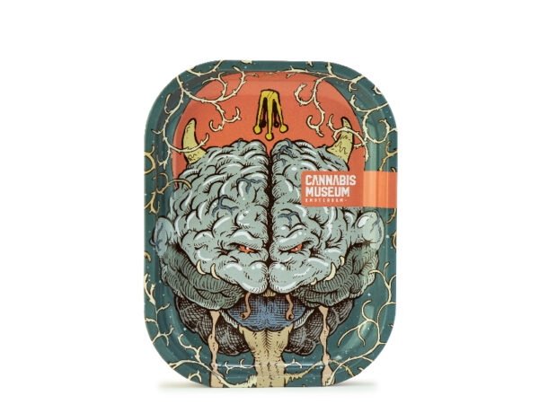 Cannabis Museum Bad Brain Rolling Tray - Small 18cmX14cm