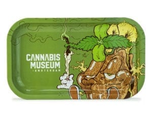 Cannabis Museum Joint Mascot Rolling Tray - Medium 27cmX16cm