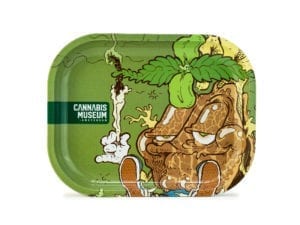 Cannabis Museum Joint Mascot Rolling Tray - Small 18cmX14cm