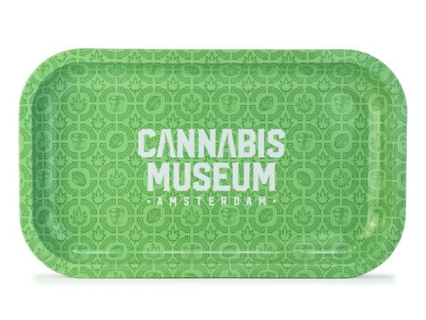 Cannabis Museum Logo Rolling Tray - Medium 27cmX16cm
