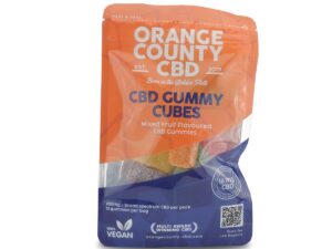 Orange County CBD Gummy mixed cubes