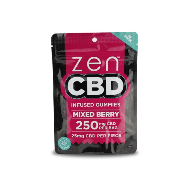 ZEN CBD Gummies mixed berry