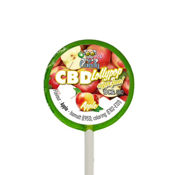 CBD Lollies Apple 10MG-6stuks