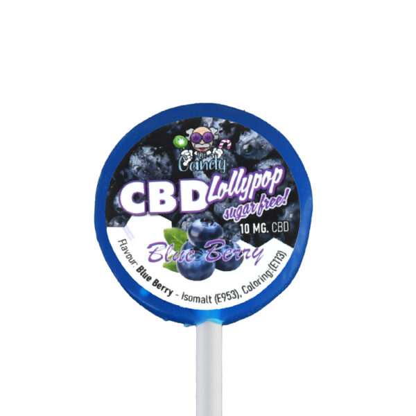 CBD Lollies Blueberry 10MG-6stuks